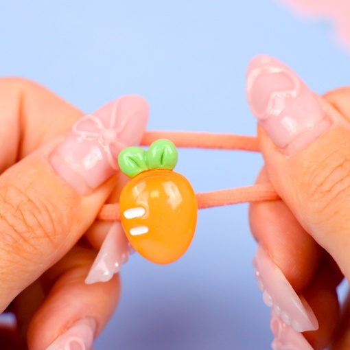 Набор резинок для волос "Морковь" 2шт